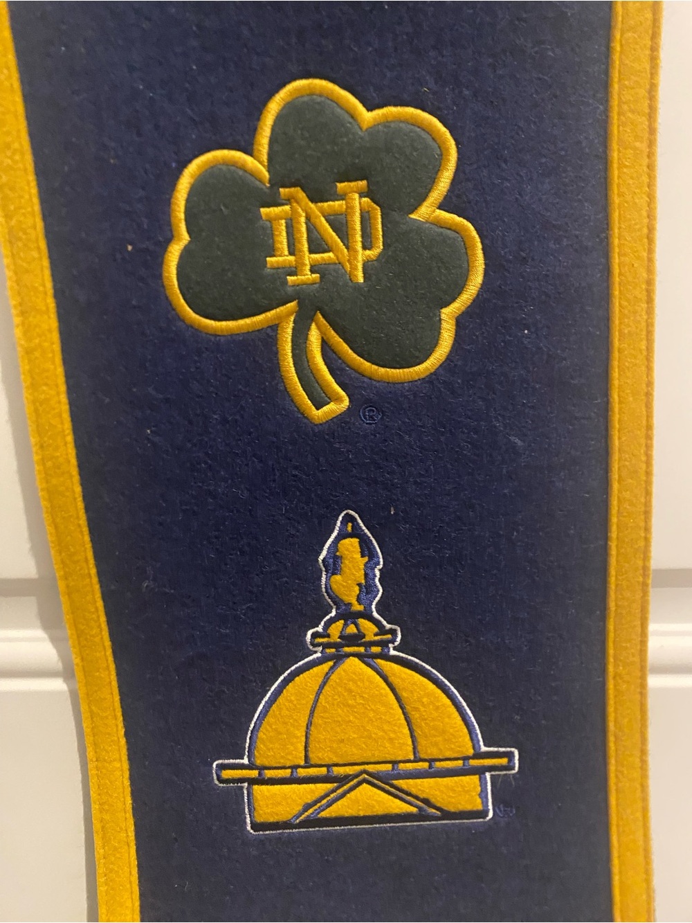 Notre Dame Fighting’ Irish Pennant - Winning Streak 30x8” - Picture 4 of 10